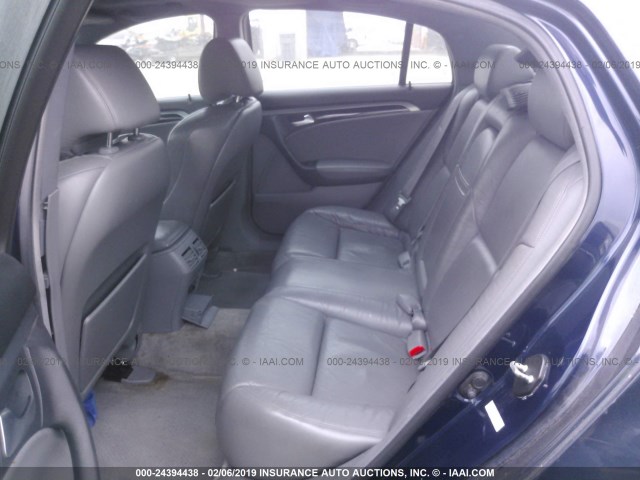 19UUA66216A055930 - 2006 ACURA 3.2TL BLUE photo 8