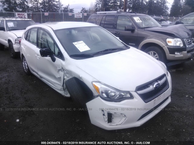 JF1GPAA65EH220199 - 2014 SUBARU IMPREZA WHITE photo 1