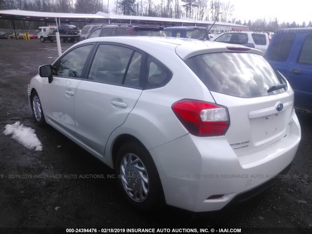 JF1GPAA65EH220199 - 2014 SUBARU IMPREZA WHITE photo 3