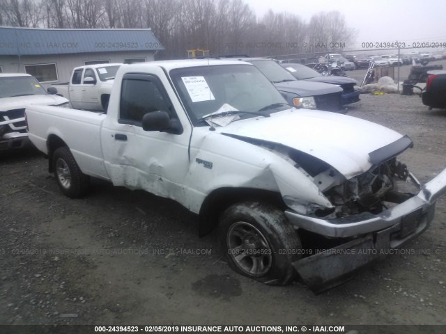 1FTYR10U44PA71958 - 2004 FORD RANGER WHITE photo 1