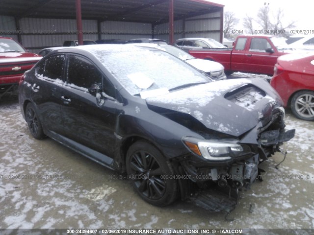 JF1VA1J63F8837157 - 2015 SUBARU WRX LIMITED GRAY photo 1