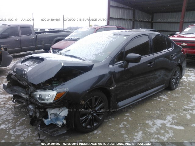 JF1VA1J63F8837157 - 2015 SUBARU WRX LIMITED GRAY photo 2