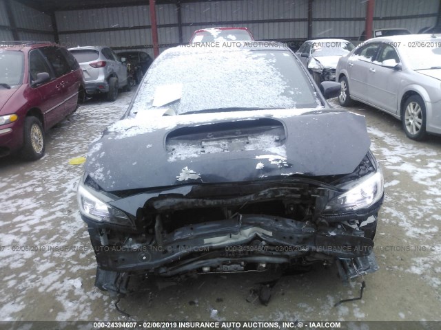 JF1VA1J63F8837157 - 2015 SUBARU WRX LIMITED GRAY photo 6