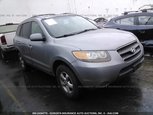 5NMSG13D07H124174 - 2007 HYUNDAI SANTA FE GLS SILVER photo 1