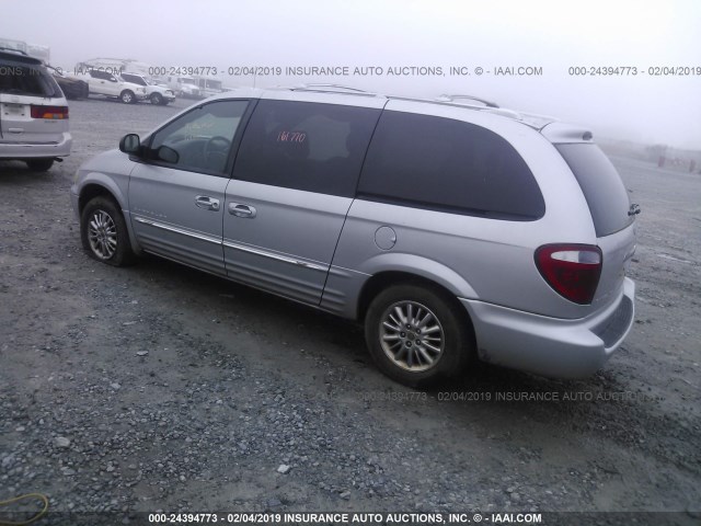 2C8GP64L31R240330 - 2001 CHRYSLER TOWN & COUNTRY LIMITED SILVER photo 3