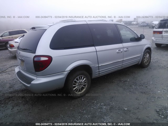 2C8GP64L31R240330 - 2001 CHRYSLER TOWN & COUNTRY LIMITED SILVER photo 4