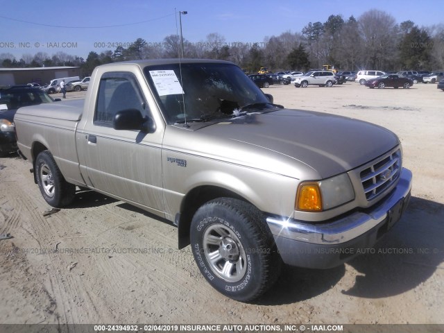 1FTYR10C91TA20403 - 2001 FORD RANGER GOLD photo 1