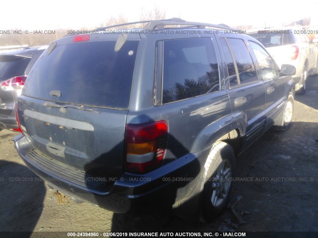 1J4GW48S74C109161 - 2004 JEEP GRAND CHEROKEE LAREDO/COLUMBIA/FREEDOM 蓝色 照片 4