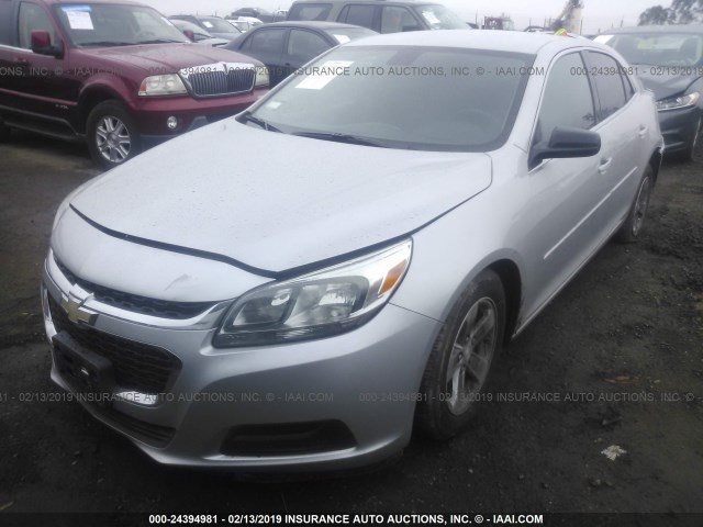 1G11B5SL1EF108871 - 2014 CHEVROLET MALIBU LS SILVER photo 2