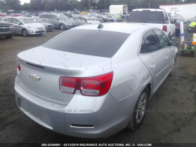 1G11B5SL1EF108871 - 2014 CHEVROLET MALIBU LS SILVER photo 4