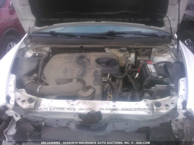 1G1ZA5E14BF222343 - 2011 CHEVROLET MALIBU LS WHITE photo 10