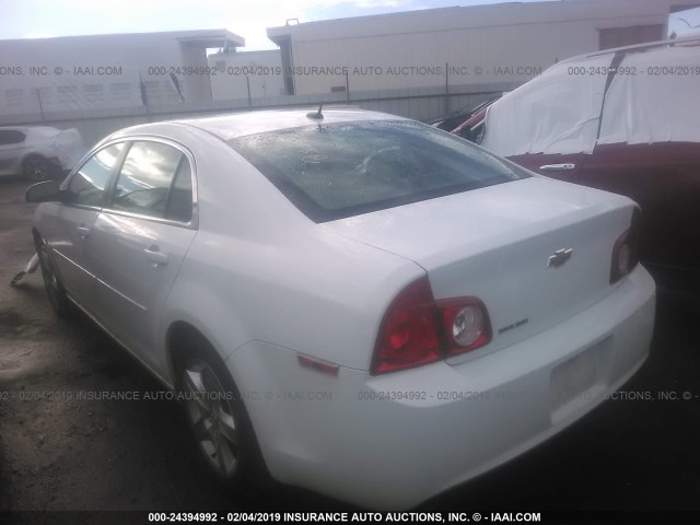 1G1ZA5E14BF222343 - 2011 CHEVROLET MALIBU LS WHITE photo 3
