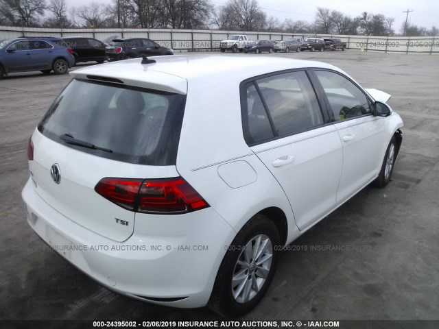 3VW217AU2FM063314 - 2015 VOLKSWAGEN GOLF 白色 照片 4