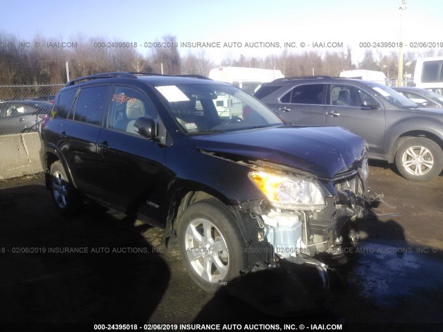 JTMDF4DV5AD038542 - 2010 TOYOTA RAV4 LIMITED BLACK photo 1