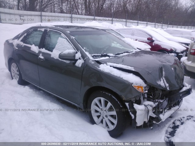 4T1BK1FK2DU533253 - 2013 TOYOTA CAMRY SE/XLE GRAY photo 1