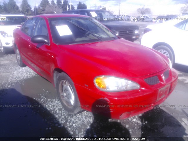 1G2NF52E93C112765 - 2003 PONTIAC GRAND AM SE1 RED photo 1