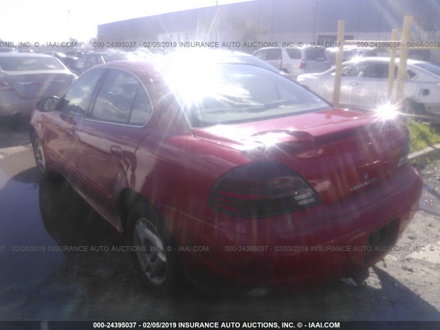 1G2NF52E93C112765 - 2003 PONTIAC GRAND AM SE1 RED photo 3