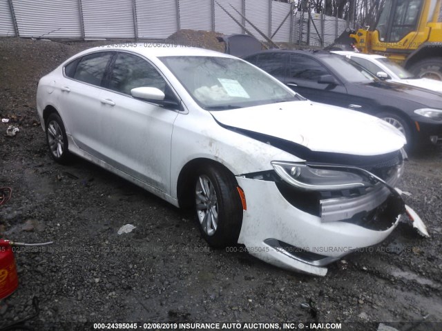 1C3CCCAB8GN122855 - 2016 CHRYSLER 200 LIMITED WHITE photo 1