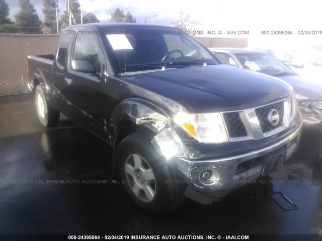 1N6AD06U25C405427 - 2005 NISSAN FRONTIER KING CAB LE/SE/OFF ROAD BLACK photo 1