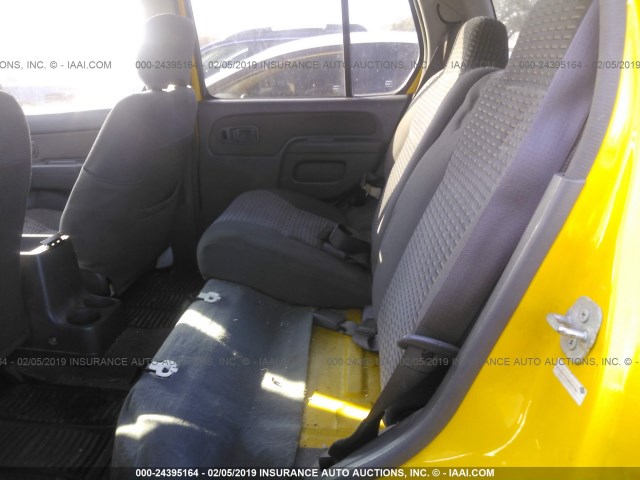 5N1ED28Y61C555398 - 2001 NISSAN XTERRA XE/SE YELLOW photo 8