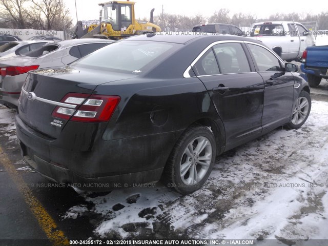 1FAHP2E80EG144032 - 2014 FORD TAURUS SEL BLACK photo 4