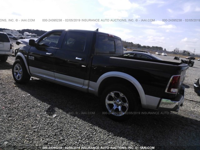 1C6RR7NT9ES464920 - 2014 RAM 1500 LARAMIE BLACK photo 3