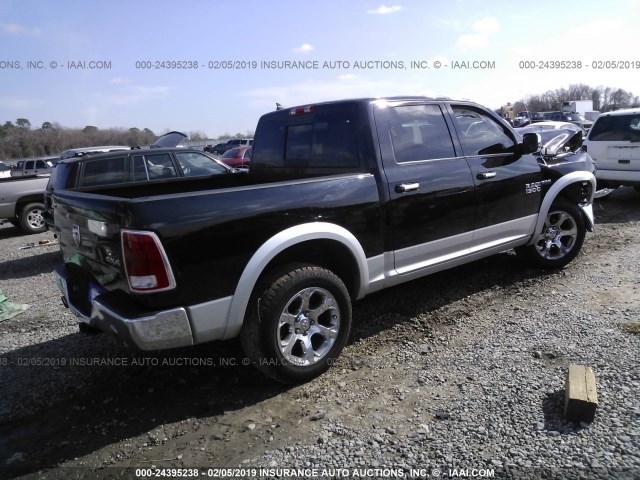 1C6RR7NT9ES464920 - 2014 RAM 1500 LARAMIE BLACK photo 4