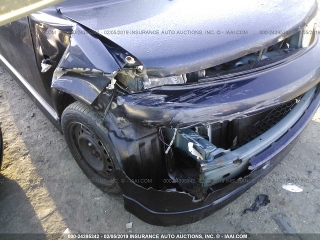 JTLKT324340155458 - 2004 TOYOTA SCION XB BLUE photo 6