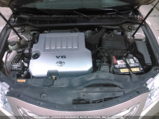 4T1BK46KX8U574947 - 2008 TOYOTA CAMRY LE/XLE/SE Champagne photo 10