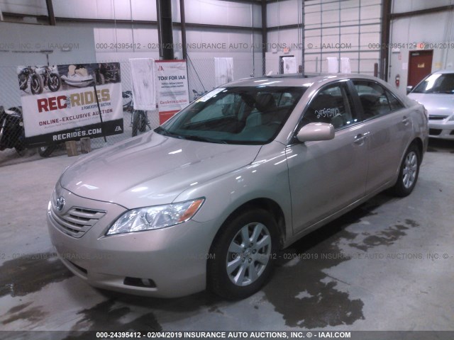 4T1BK46KX8U574947 - 2008 TOYOTA CAMRY LE/XLE/SE Champagne photo 2