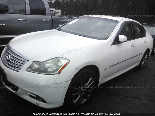 JNKAY01F48M655202 - 2008 INFINITI M35 SPORT WHITE photo 2