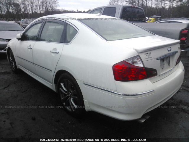 JNKAY01F48M655202 - 2008 INFINITI M35 SPORT WHITE photo 3