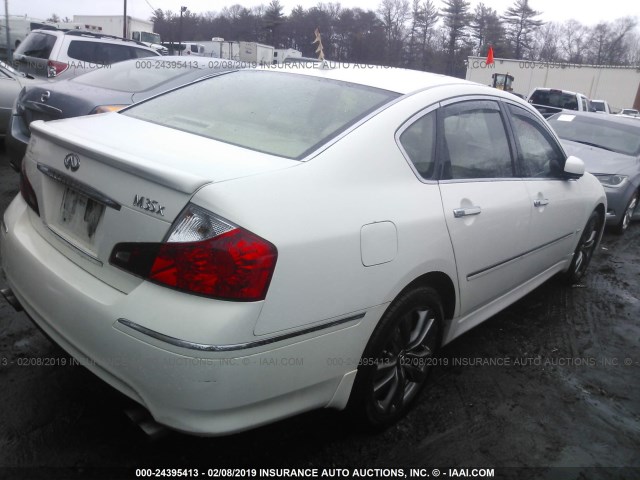 JNKAY01F48M655202 - 2008 INFINITI M35 SPORT WHITE photo 4