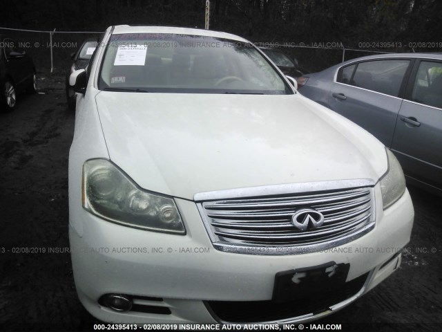 JNKAY01F48M655202 - 2008 INFINITI M35 SPORT WHITE photo 6