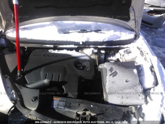 1G1ZB5E14BF168541 - 2011 CHEVROLET MALIBU LS SILVER photo 10