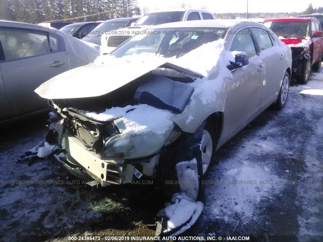 1G1ZB5E14BF168541 - 2011 CHEVROLET MALIBU LS SILVER photo 2