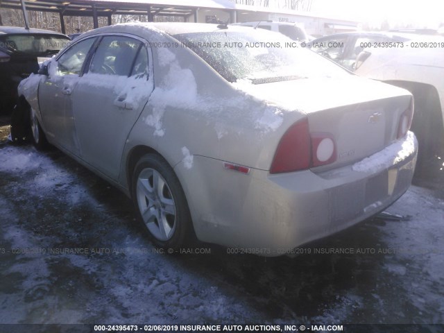 1G1ZB5E14BF168541 - 2011 CHEVROLET MALIBU LS SILVER photo 3