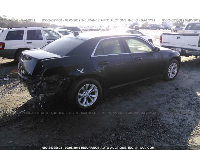 2C3CCAAG9GH274023 - 2016 CHRYSLER 300 LIMITED BLACK photo 4