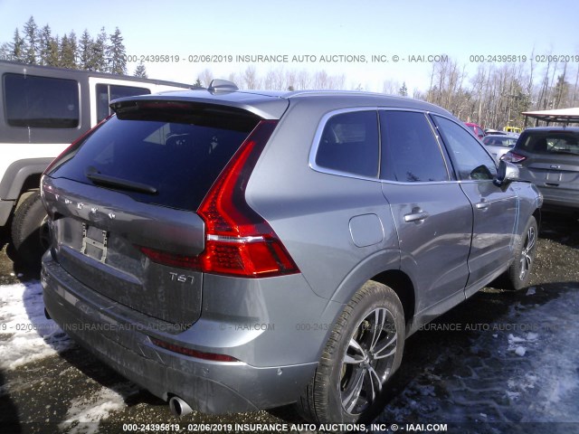 YV4A22RK3J1093197 - 2018 VOLVO XC60 T6/MOMENTUM GRAY photo 4