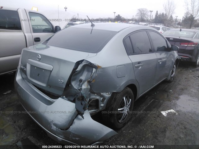 3N1AB61E67L719779 - 2007 NISSAN SENTRA 2.0/2.0S/2.0SL GRAY photo 4