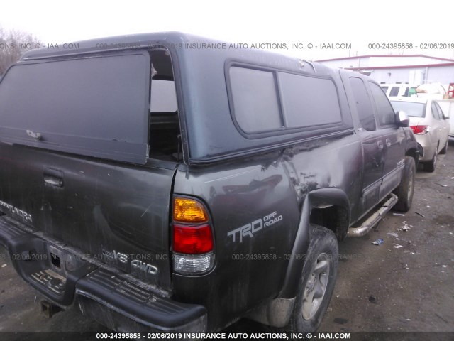 5TBBT44133S344149 - 2003 TOYOTA TUNDRA ACCESS CAB SR5 GRAY photo 4