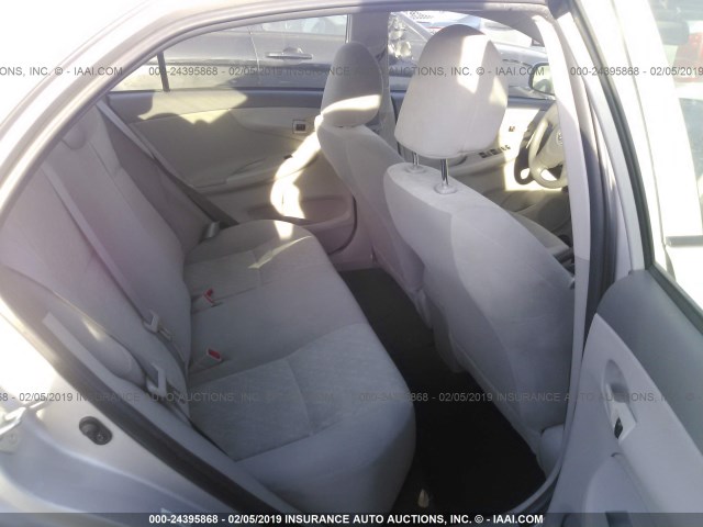 1NXBU40E59Z023503 - 2009 TOYOTA COROLLA S/LE/XLE SILVER photo 8