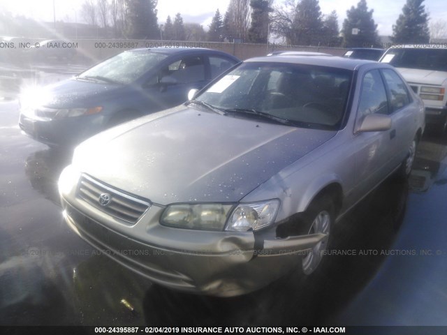 4T1BG22K21U066909 - 2001 TOYOTA CAMRY CE/LE/XLE TAN photo 2