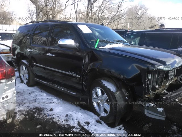 1GNSCCE00DR199456 - 2013 CHEVROLET TAHOE C1500 LTZ BLACK photo 1