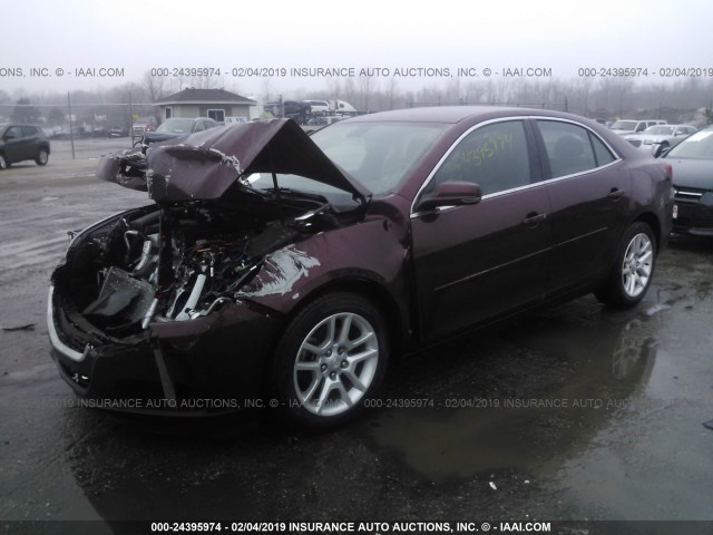 1G11C5SL7EF300146 - 2014 CHEVROLET MALIBU 1LT 栗色 照片 2