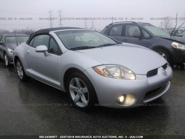 4A3AL25F47E011999 - 2007 MITSUBISHI ECLIPSE SPYDER GS SILVER photo 1