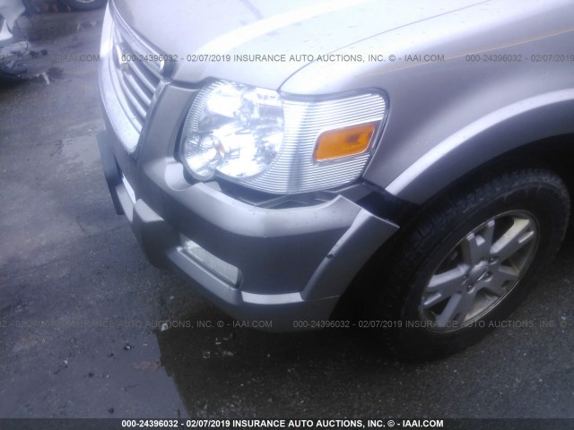 1FMEU73E98UA19110 - 2008 FORD EXPLORER XLT GRAY photo 6