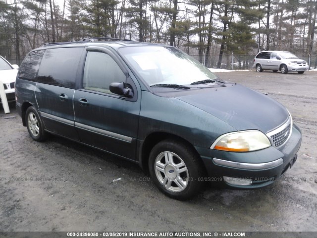 2FMZA52471BB61491 - 2001 FORD WINDSTAR SE GREEN photo 1