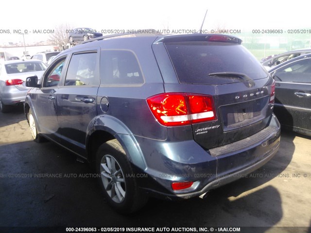 3C4PDDBG5FT693101 - 2015 DODGE JOURNEY SXT BLUE photo 3