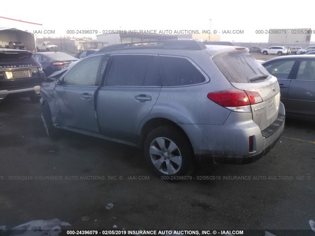 4S4BRCCC5A3333067 - 2010 SUBARU OUTBACK 2.5I PREMIUM 银色 照片 3